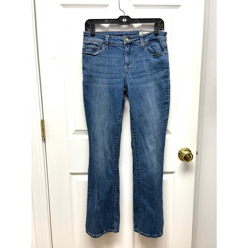 Cosmic Blue Love Jeans, Boot Cut, Medium Wash, Mid to High Rise, Women's Size 27